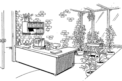 The computer room